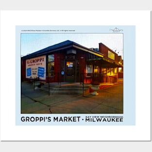 Groppi's Corner Market • Bay View, Wisconsin Posters and Art